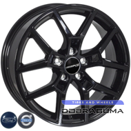 JH 15017 7x17 5x108 ET42 DIA63.4 Black