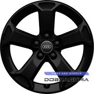 Audi OEM 81A071497AAX1 7x17 5x112 ET45 DIA57.1 Black