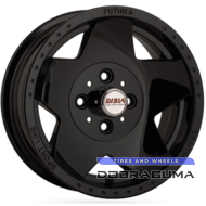 Disla Futura 5.5x13 4x98 ET5 DIA58.6 Black