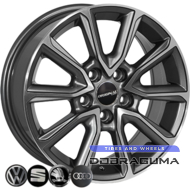 Zorat Wheels BK5344 6.5x16 5x112 ET40 DIA57.1 GP