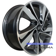 Replica Hyundai HY141 7x17 5x114.3 ET52 DIA67.1 GMF