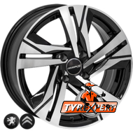 Zorat Wheels BK5543 7x16 4x108 ET25 DIA65.1 BP