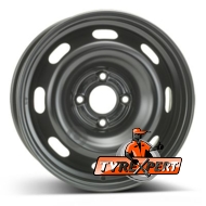 ALST (KFZ) 8055 Peugeot 6x15 4x108 ET23 DIA65 Black