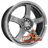 Kyowa Racing KR-208 7.5x18 5x108 ET45 DIA73.1 HPBL