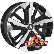 Zorat Wheels BK5837 7x17 5x108 ET40 DIA65.1 BP