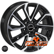 Zorat Wheels BK5463 6.5x16 5x100 ET39 DIA54.1 BP