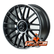 Replica FORGED MR2110281 9.5x20 5x112 ET41 DIA66.5 SBLP