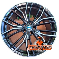 Replica BMW B5964 8x19 5x120 ET30 DIA72.6 BKF