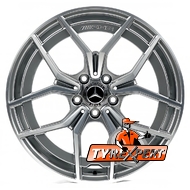 Replica MR021-028 8x19 5x112 ET43 DIA66.6 LGMF