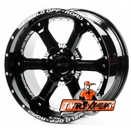 Off Road Wheels OW1 10x20 6x135 ET-12 DIA87.1 GBW/MS