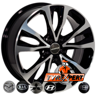 Zorat Wheels BK5212 6.5x16 5x108 ET37 DIA65.1 BP