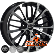 Zorat Wheels BK5343 7x17 5x114.3 ET40 DIA60.1 BP