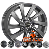 Zorat Wheels BK5290 6.5x16 5x105 ET39 DIA56.6 GP
