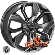 Zorat Wheels BK5296 6.5x16 4x100 ET38 DIA60.1 GP