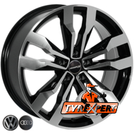 Zorat Wheels BK5333 8.5x20 5x112 ET33 DIA66.6 BP