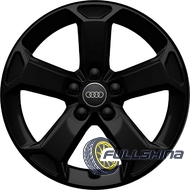 Audi OEM 81A071497AAX1 7x17 5x112 ET45 DIA57.1 Black