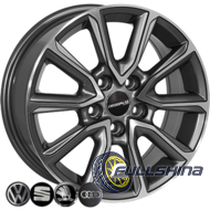 Zorat Wheels BK5344 6.5x16 5x112 ET40 DIA57.1 GP