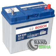 BOSCH S4 020 45Ah 330A 12V R азия (129x227x238)