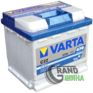 VARTA (C22) BLUE dynamic 52Ah 470A 12V R (175x190x207)