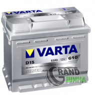 VARTA (D15) SILVER dynamic 63Ah 610A 12V R (175x190x242)