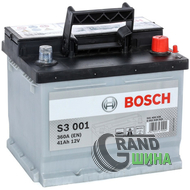 BOSCH S3 001 41Ah 360A 12V R (175x175x207)