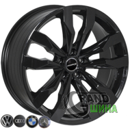 ZF FE185 8.5x19 5x112 ET28 DIA66.6 Black
