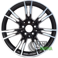 Replica B7065 8.5x19 5x120 ET30 DIA72.6 BKF