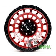 Off Road Wheels OW1025 9x17 6x139.7 ET-12 DIA110.5 RBLBR