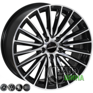 Zorat Wheels BK5909 7.5x17 5x112 ET40 DIA66.6 BP