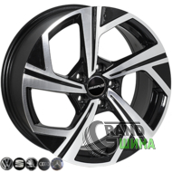 Zorat Wheels BK5851 7.5x17 5x112 ET45 DIA66.6 BP