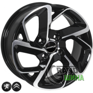 Zorat Wheels BK5714 6.5x15 4x108 ET25 DIA65.1 BP