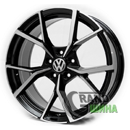 Replica Volkswagen R6113 8x18 5x112 ET35 DIA0 BMF