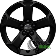 Audi OEM 81A071497AAX1 7x17 5x112 ET45 DIA57.1 Black