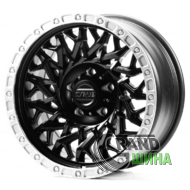 Off Road Wheels OW1704 8.5x17 5x127 ET-12 DIA71.5 MBLS