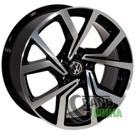 Zorat Wheels BK5125 7.5x17 5x100 ET45 DIA57.1 BKP