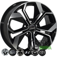 Zorat Wheels BK5168 6.5x15 4x98 ET44 DIA58.1 BP