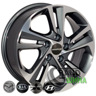 Zorat Wheels BK5210 6.5x16 5x114.3 ET45 DIA67.1 HB