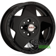 Disla Futura 5.5x13 4x98 ET5 DIA58.6 Black