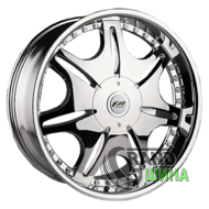 FJB F-318 9.5x22 6x139.7 ET20 DIA108.1 Chrom