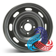 ALST (KFZ) 6775 5.5x15 4x100 ET45 DIA60.1 Black