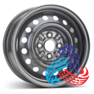 ALST (KFZ) 7010 Toyota 5.5x14 4x100 ET45 DIA54 Black