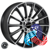 Zorat Wheels BK836B 7.5x18 5x112 ET44 DIA66.6 BP