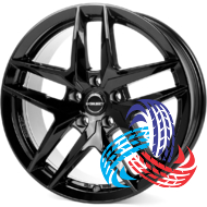 Borbet Z 7.5x17 5x112 ET36 DIA66.5 Black