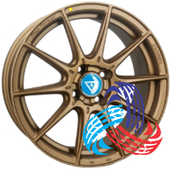 VLF VLF02 7x16 5x114.3 ET38 DIA73.1 Matt bronz