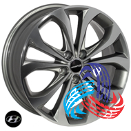 JH HP459D 7.5x18 5x114.3 ET48 DIA67.1 MG