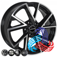 Zorat Wheels BK5804 7x17 5x114.3 ET45 DIA67.1 BP