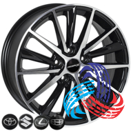 Zorat Wheels BK5809 6.5x16 5x114.3 ET40 DIA60.1 BP