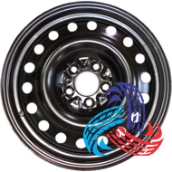 Kapitan Ford 7x17 5x108 ET50 DIA63.3 Black