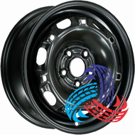 Kapitan VAG 6x15 5x112 ET45 DIA57.1 Black