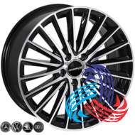 Zorat Wheels BK5909 8x18 5x112 ET43 DIA66.6 BP